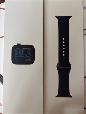 BRAND NEW Never Opened, Never Used Apple Watch with Black Sport Band - Black